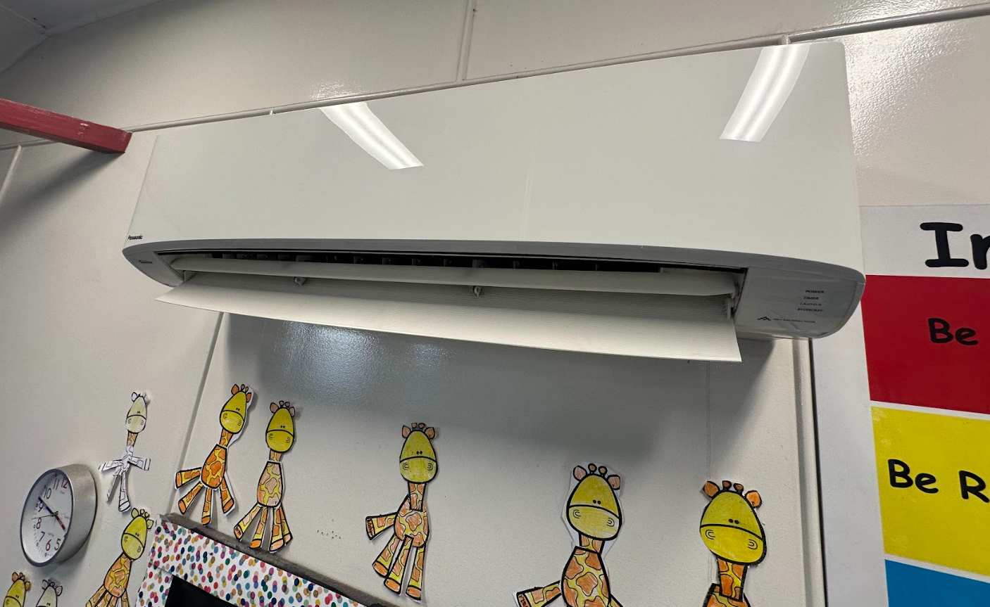 Classroom wall mounted AC unit